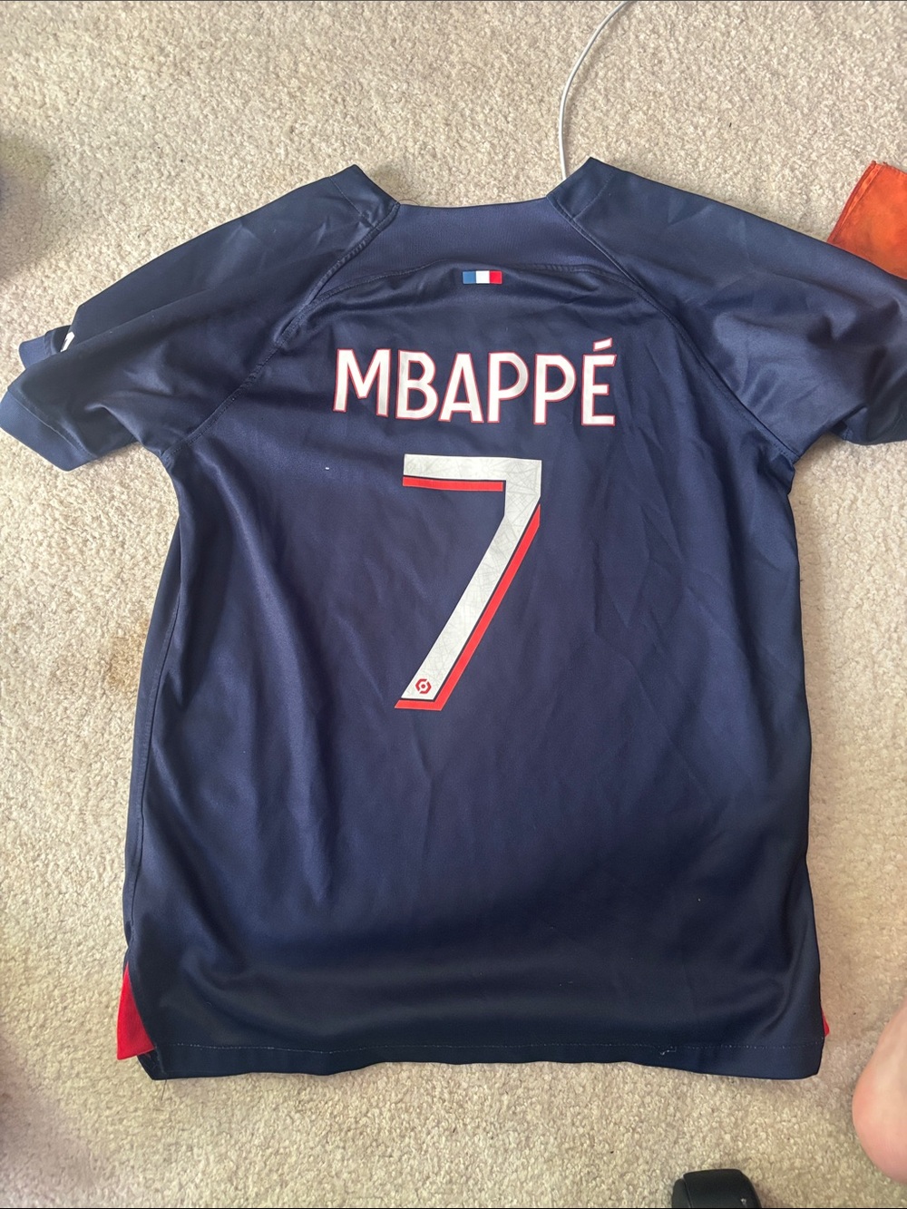 Men's Kylian Mbappé jersey size small